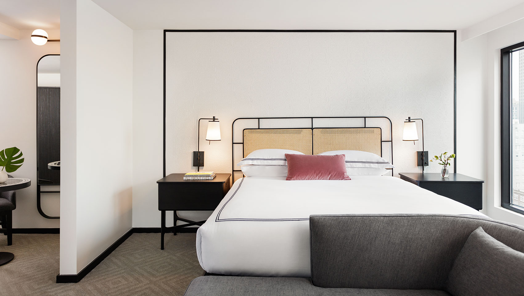 guestroom bedroom area